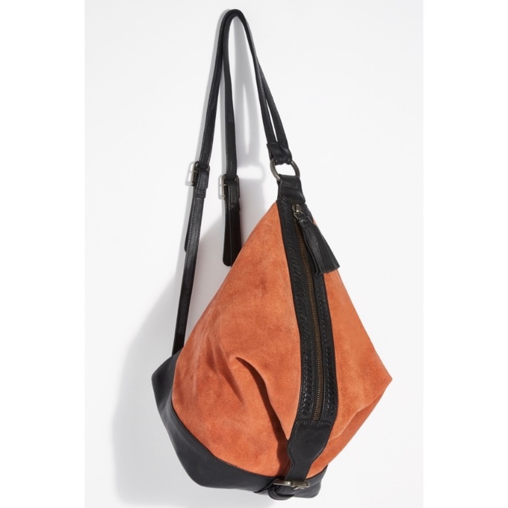 Free People Serena Suede Slouchy Backpack